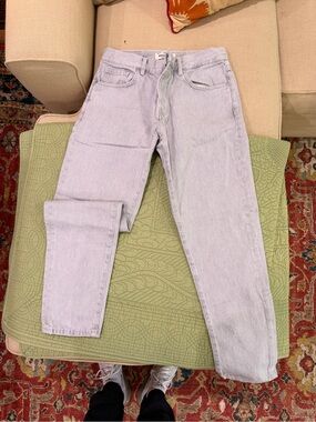 Pull&Bear Pastel Lavender Slim Jeans